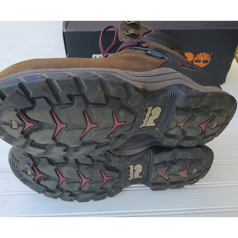 Timberland PRO Hypercharge 6" Composite Toe Waterproof Work Boots Brown 1A4115 - Picture 4 of 7